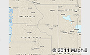 Shaded Relief Map of Sumter County