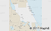 Classic Style Map of Volusia County