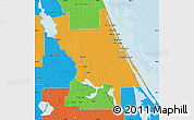 Political Map of Volusia County