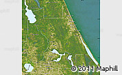 Satellite Map of Volusia County