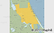 Savanna Style Map of Volusia County