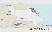 Classic Style Panoramic Map of Volusia County