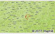 Physical 3D Map of ZIP code 30083