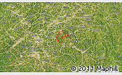 Satellite 3D Map of ZIP code 30083