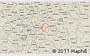 Shaded Relief 3D Map of ZIP code 30083