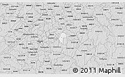 Silver Style 3D Map of ZIP code 30083