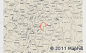 Shaded Relief Map of ZIP code 30083