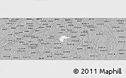 Gray Panoramic Map of ZIP code 30083