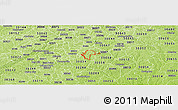 Physical Panoramic Map of ZIP code 30083