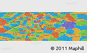 Political Panoramic Map of ZIP code 30083