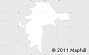 Silver Style Simple Map of ZIP code 30083