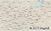 Classic Style 3D Map of ZIP code 30092