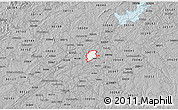 Gray 3D Map of ZIP code 30092