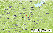 Physical 3D Map of ZIP code 30092