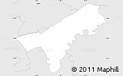Silver Style Simple Map of ZIP code 30093