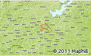 Physical 3D Map of ZIP code 30097
