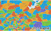 Political 3D Map of ZIP code 30097