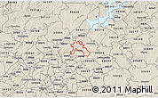 Shaded Relief 3D Map of ZIP code 30097