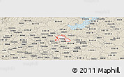 Classic Style Panoramic Map of ZIP code 30097