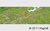 Satellite Panoramic Map of ZIP code 30097