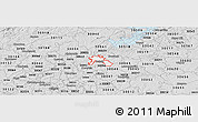 Silver Style Panoramic Map of ZIP code 30097