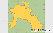 Savanna Style Simple Map of ZIP code 30097