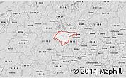 Silver Style 3D Map of ZIP code 30101