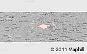 Gray Panoramic Map of ZIP code 30101
