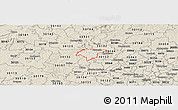 Shaded Relief Panoramic Map of ZIP code 30101