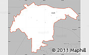 Gray Simple Map of ZIP code 30101
