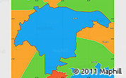 Political Simple Map of ZIP code 30101