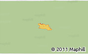 Savanna Style 3D Map of ZIP code 30102, single color outside