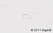 Silver Style 3D Map of ZIP code 30102, single color outside