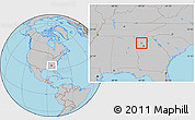 Gray Location Map of ZIP code 30102