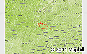 Physical Map of ZIP code 30102