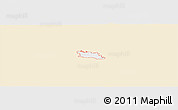 Classic Style Panoramic Map of ZIP code 30102, single color outside