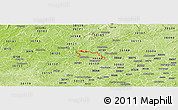 Physical Panoramic Map of ZIP code 30102