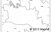 Blank Simple Map of ZIP code 30102