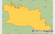 Savanna Style Simple Map of ZIP code 30102