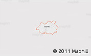 Silver Style 3D Map of ZIP code 30103, single color outside