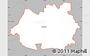 Gray Simple Map of ZIP code 30103