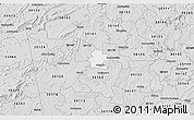 Silver Style 3D Map of ZIP code 30104