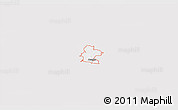 Silver Style 3D Map of ZIP code 30104, single color outside