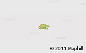 Physical Panoramic Map of ZIP code 30104, cropped outside
