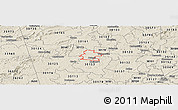 Shaded Relief Panoramic Map of ZIP code 30104