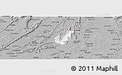 Gray Panoramic Map of ZIP code 30105