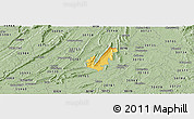 Savanna Style Panoramic Map of ZIP code 30105