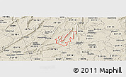 Shaded Relief Panoramic Map of ZIP code 30105