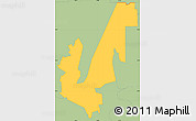 Savanna Style Simple Map of ZIP code 30105