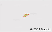 Physical 3D Map of ZIP code 30106, cropped outside